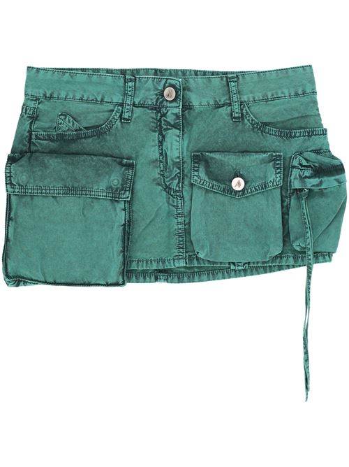 Teal green skirt THE ATTICO | 250WCR00136017